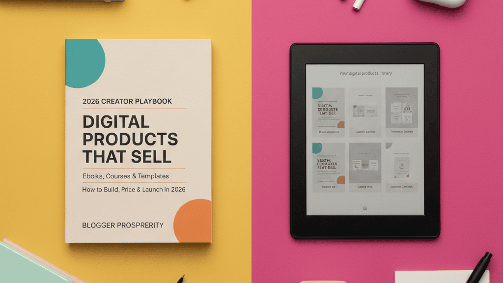 How to Create Digital Products Ebooks, Courses & Templates That Sell in 2026